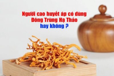 Tác dụng của đông trùng hạ thảo với người huyết áp cao