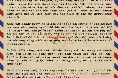Lời cảm ơn từ DaLaVi – dongtrunghathao.net